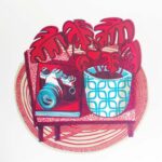 tigerlino-linocut-say-cheese-11 tigerlino - Say Cheese cheese plant camera linocut